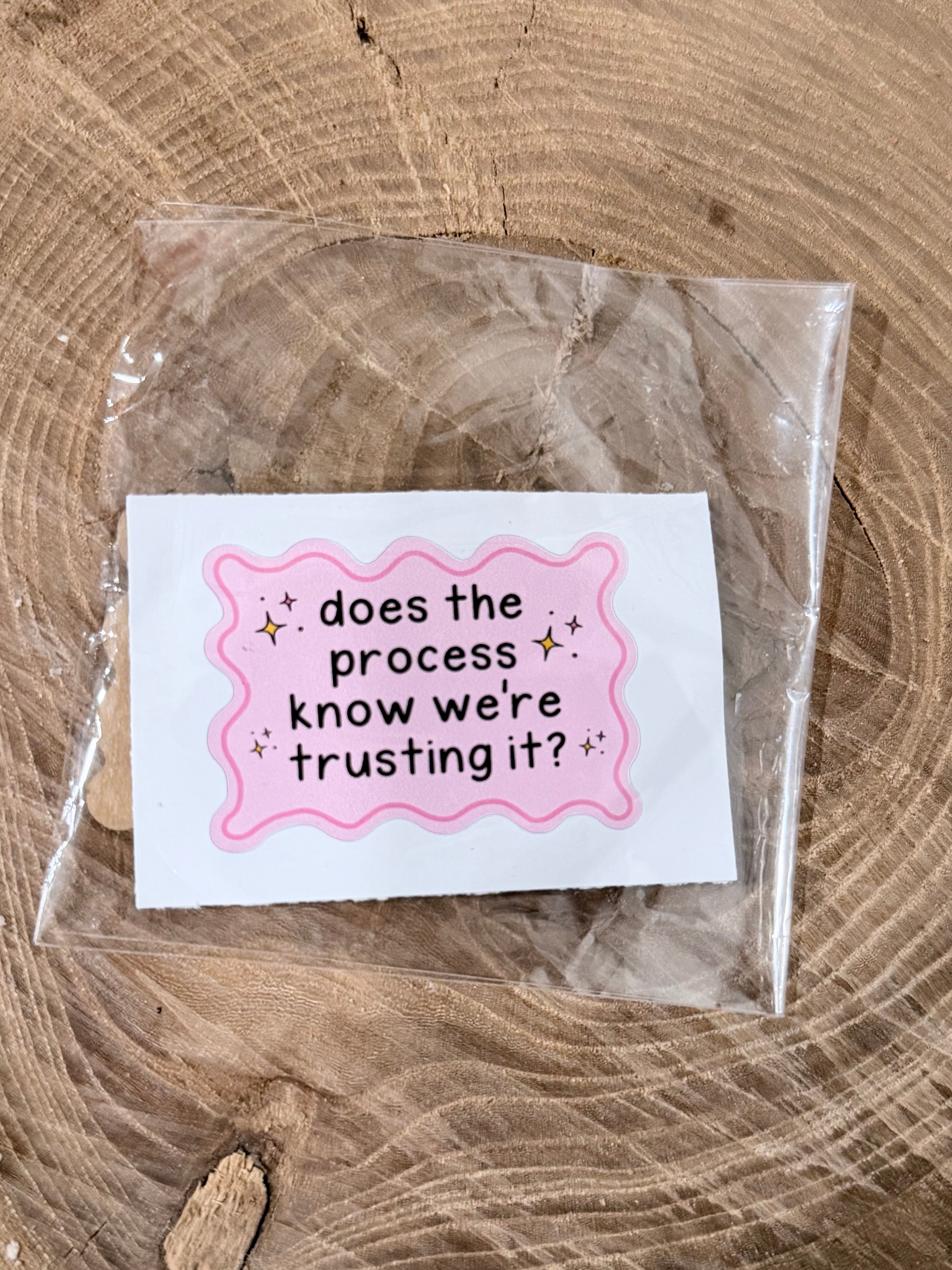 Trusting it