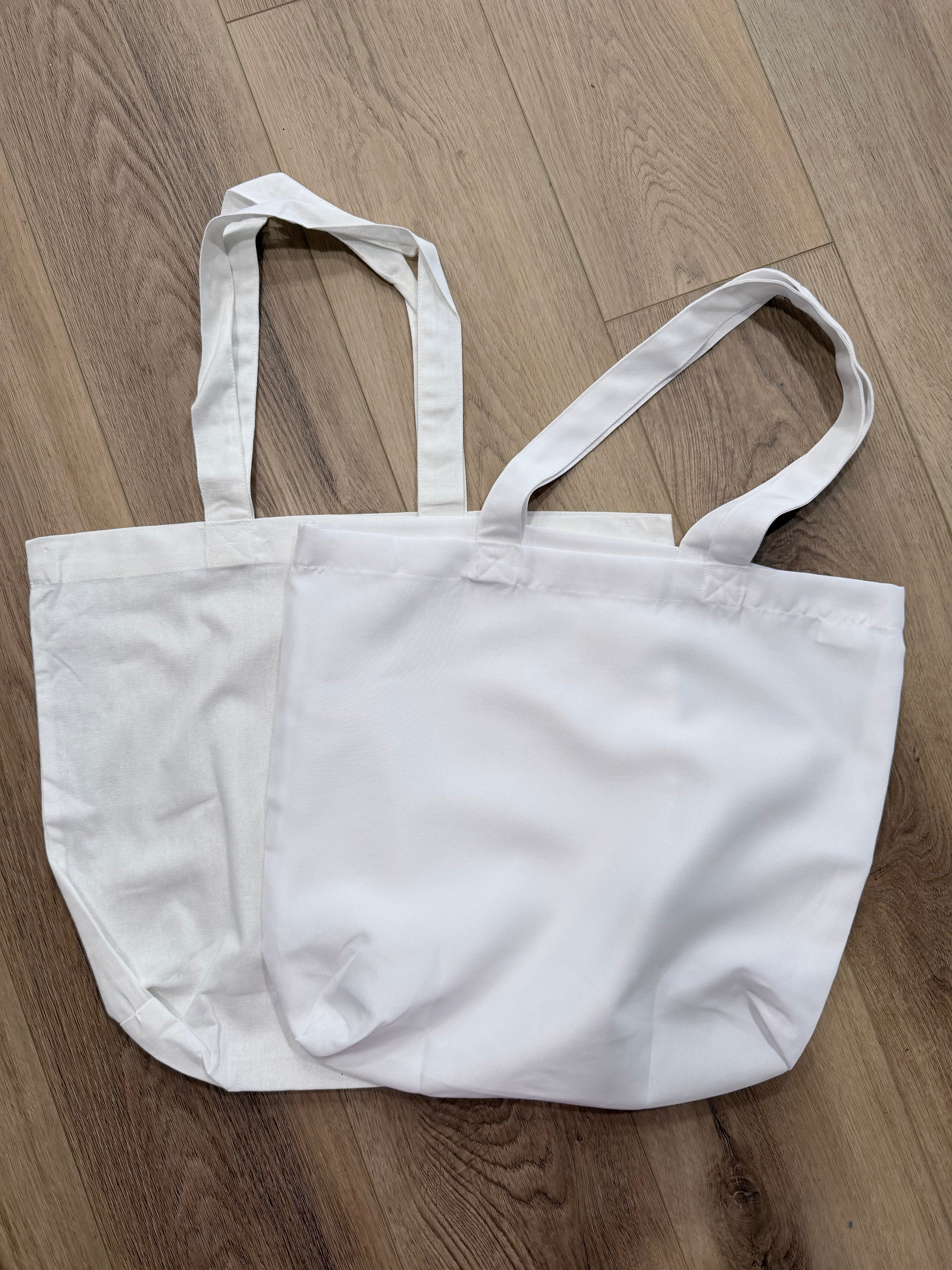 White tote bag